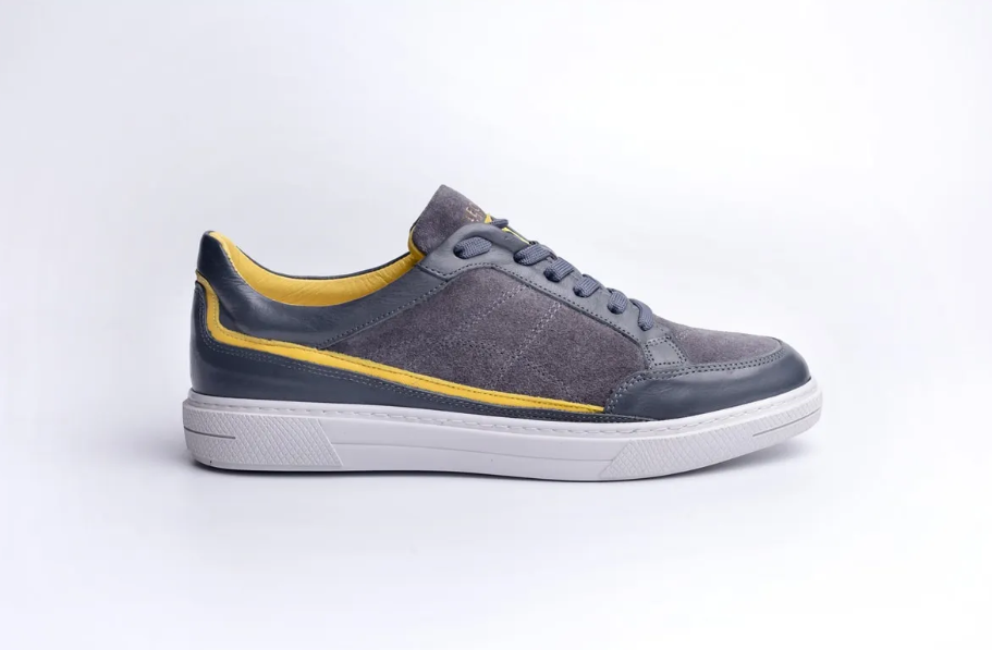 Deri Erkek Spor Ayakkabı - TNL1011 45 - Gri