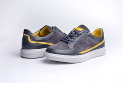 Deri Erkek Spor Ayakkabı - TNL1011 45 - Gri