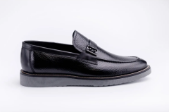 Deri Loafer Erkek Ayakkabı - KLS1020 42 - Siyah