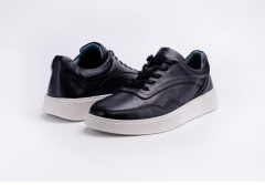 Deri Erkek Spor Ayakkabı - TNL1012 43 - Siyah