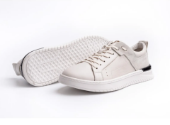 Deri Erkek Spor Ayakkabı - TNL1013 43 - Bej