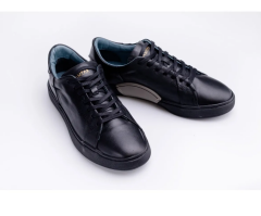 Deri Erkek Spor Ayakkabı - TNL1014 44 - Siyah