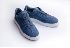 Süet Deri Erkek Günlük Ayakkabı - TNL1015 41 - Mavi